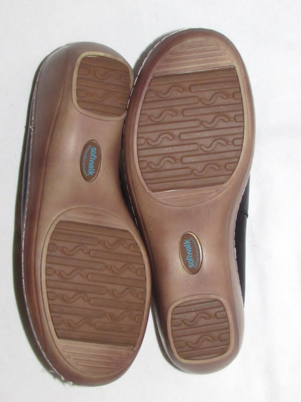 NEW Ladies SOFTWALK Black LeatherComfort Clogs Heels Shoes 9 N Orig $144 - Picture 4 of 10